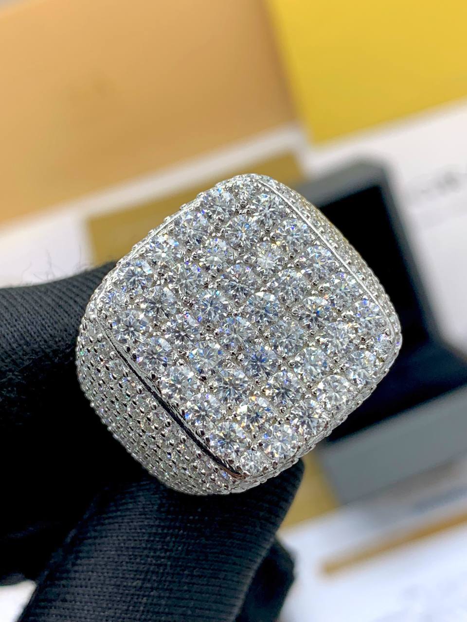 3D And Full Ice Moissanite Diamond Rings for Men - Image 2