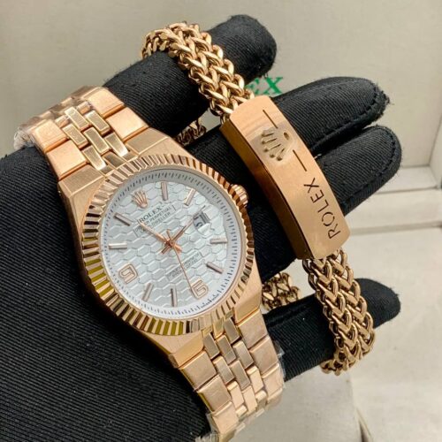 Rolex Watch and Bracelet Combo