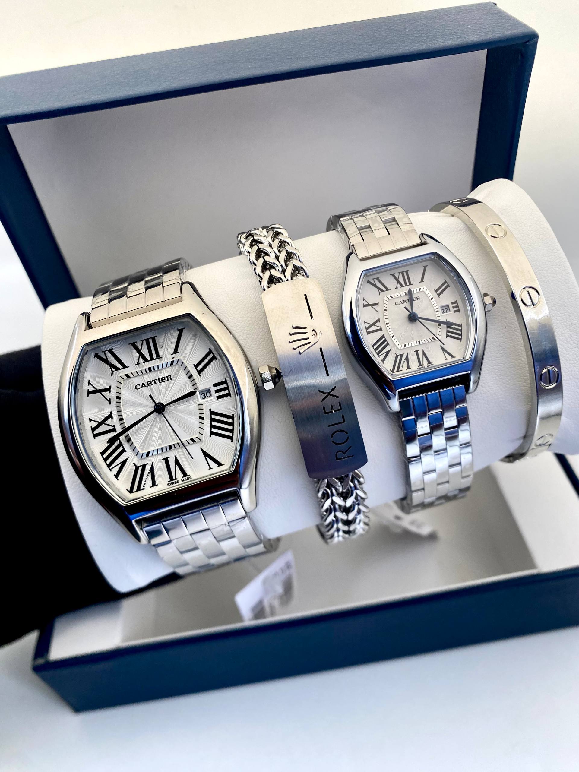 Cartier Couples Bracelet and Watch Set - Image 2