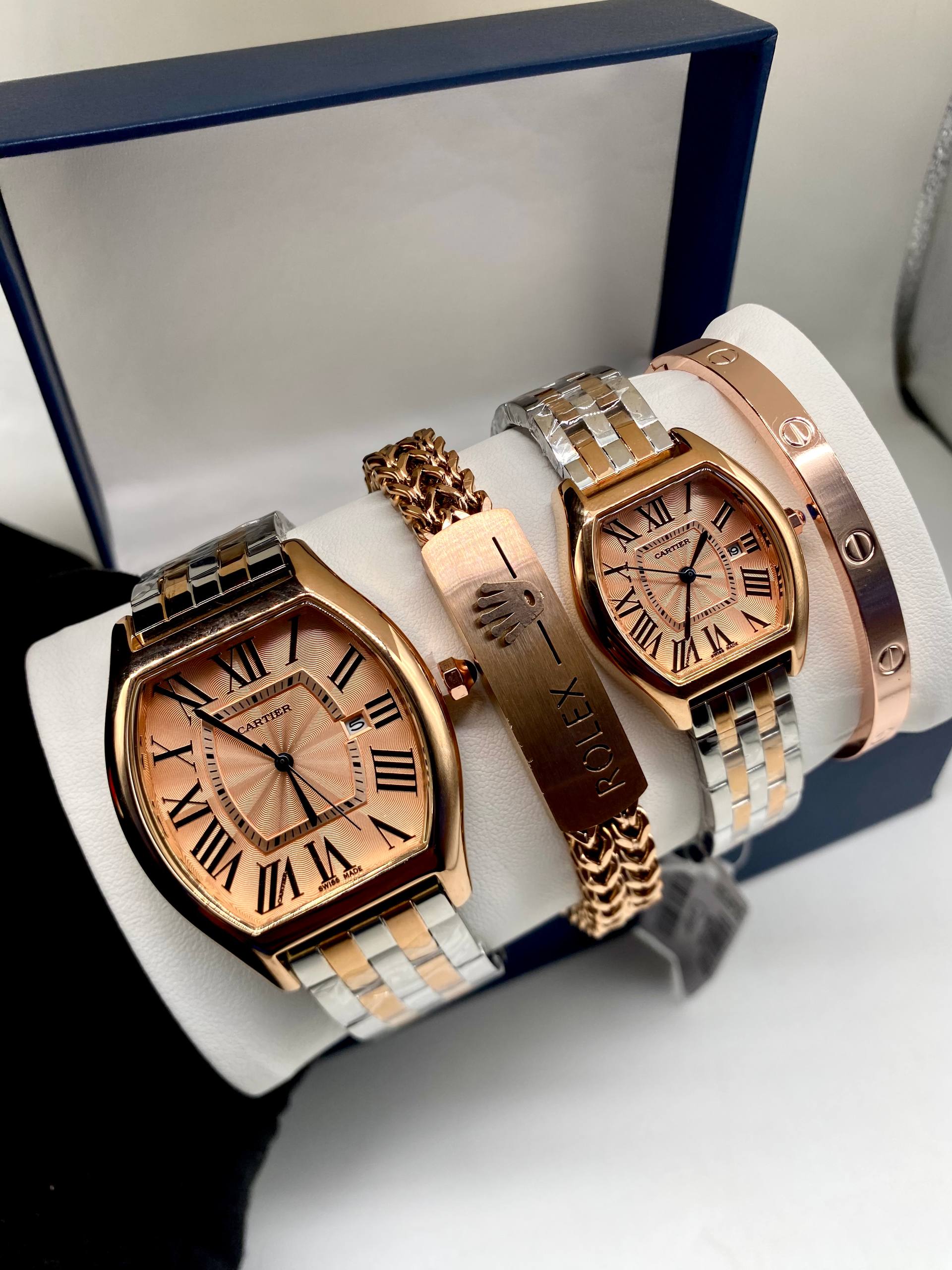 Cartier Couples Bracelet and Watch Set - Image 3