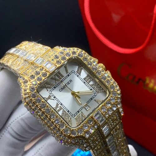 Quality Cartier ice Wristwatch