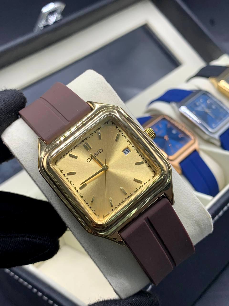 Casio Classic Gold Square Dial Watch - Image 2