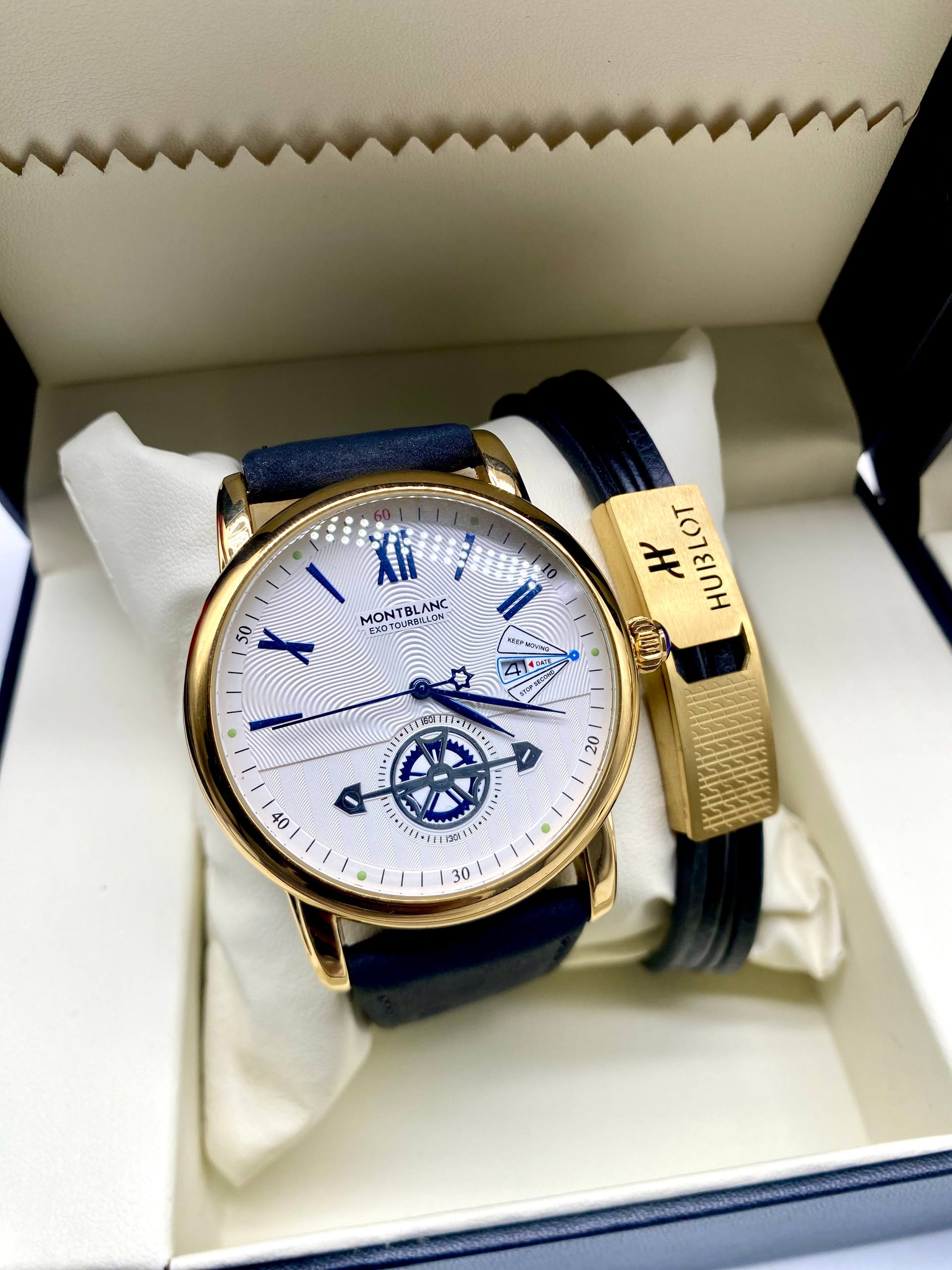 Mont Blanc Watch and Bracelet Set - Image 3