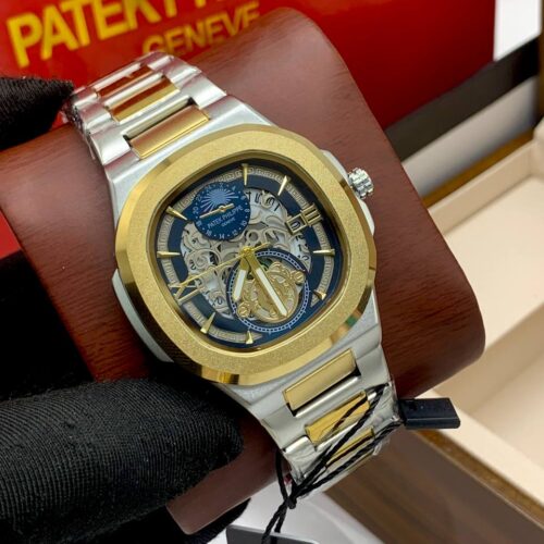 Patek Philippe Two-Tone Gold Open Heart Watch