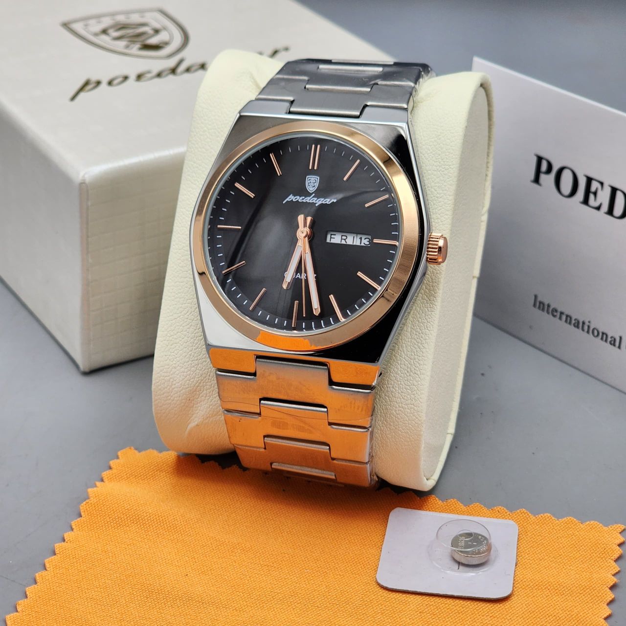 Poedagar Modern Day-Date Watch - Image 2