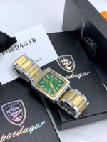 Predagger Square Stainless Steel Luxury Wristwatch