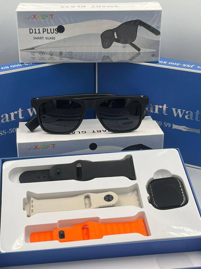 Smart Watch with Smart Glass (3 Straps) - Image 2
