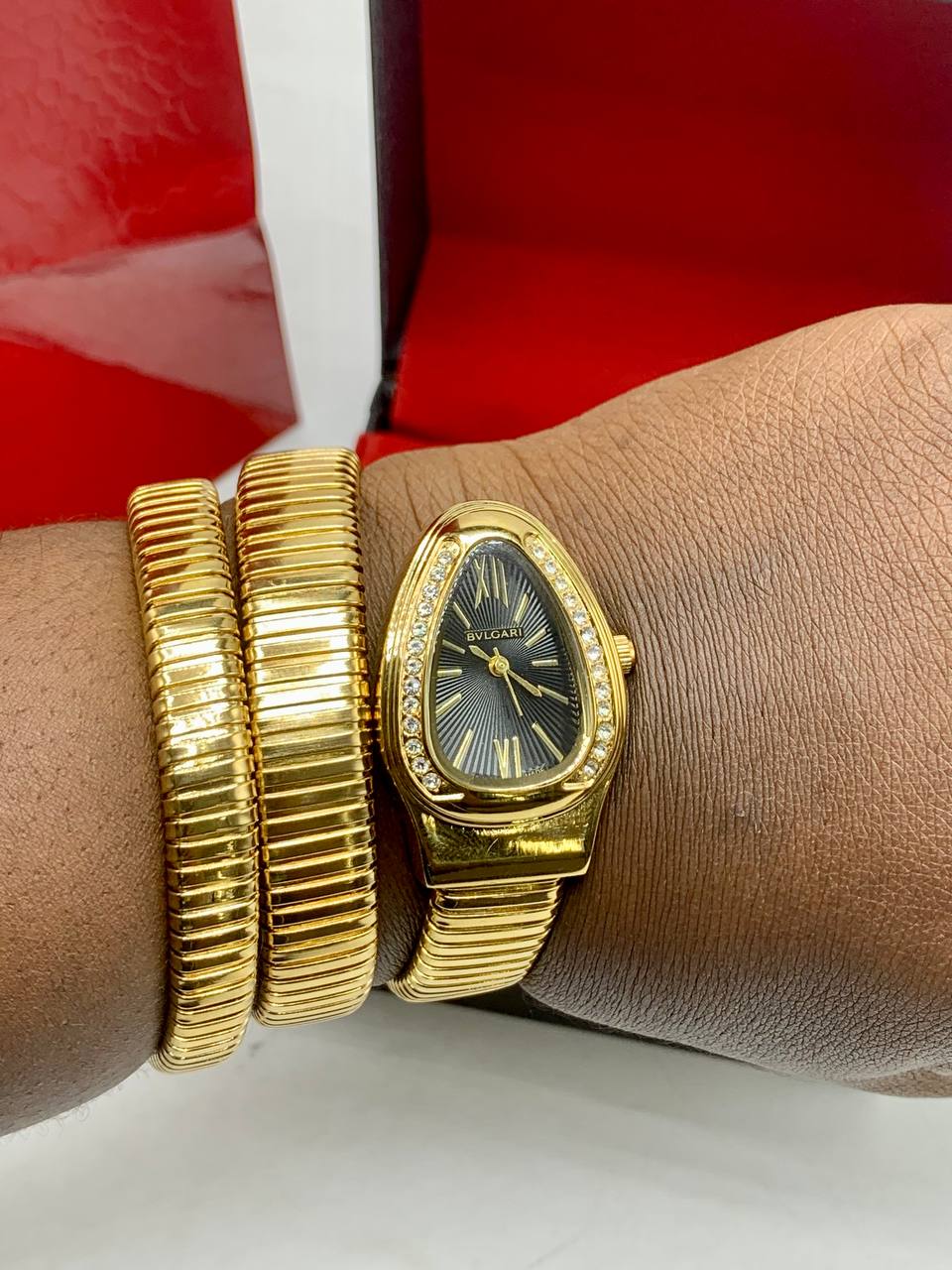 Spiral Wristwatch Bvlgari Stainless Steel Spiral Wristwatch - Image 1