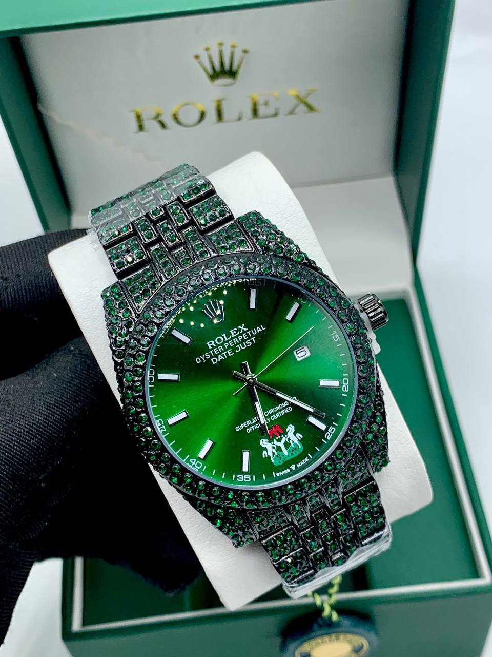 Timeless Rolex 2 Timeless Rolex Stone Two-Tone Watch - Image 1