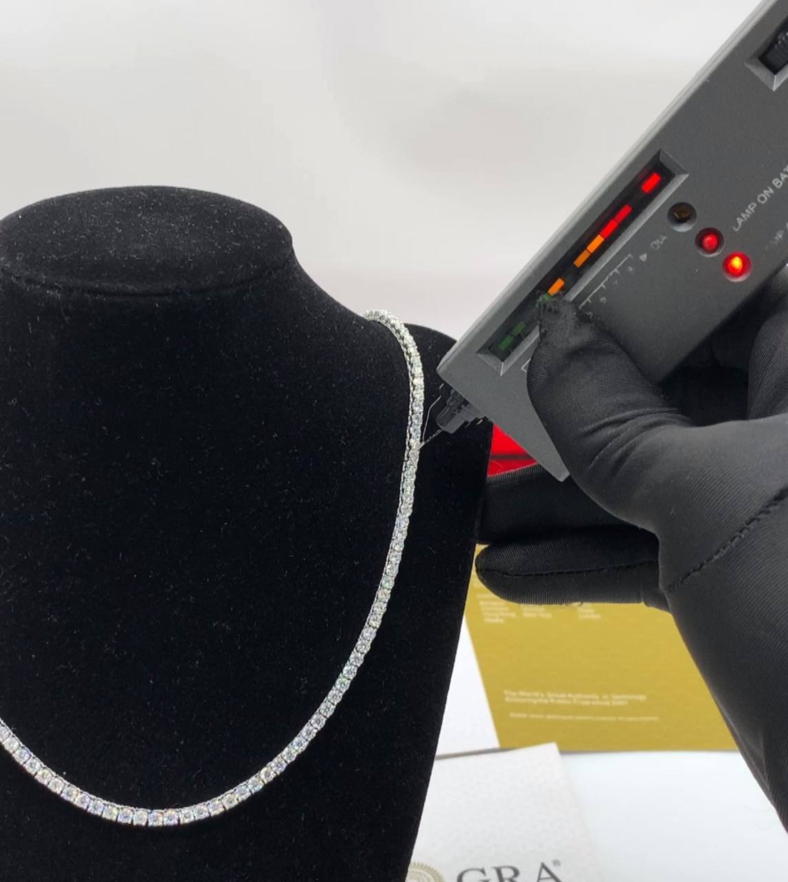 VVS Moissanite Diamond Unisex Tennis Neckchain💎 - Image 2