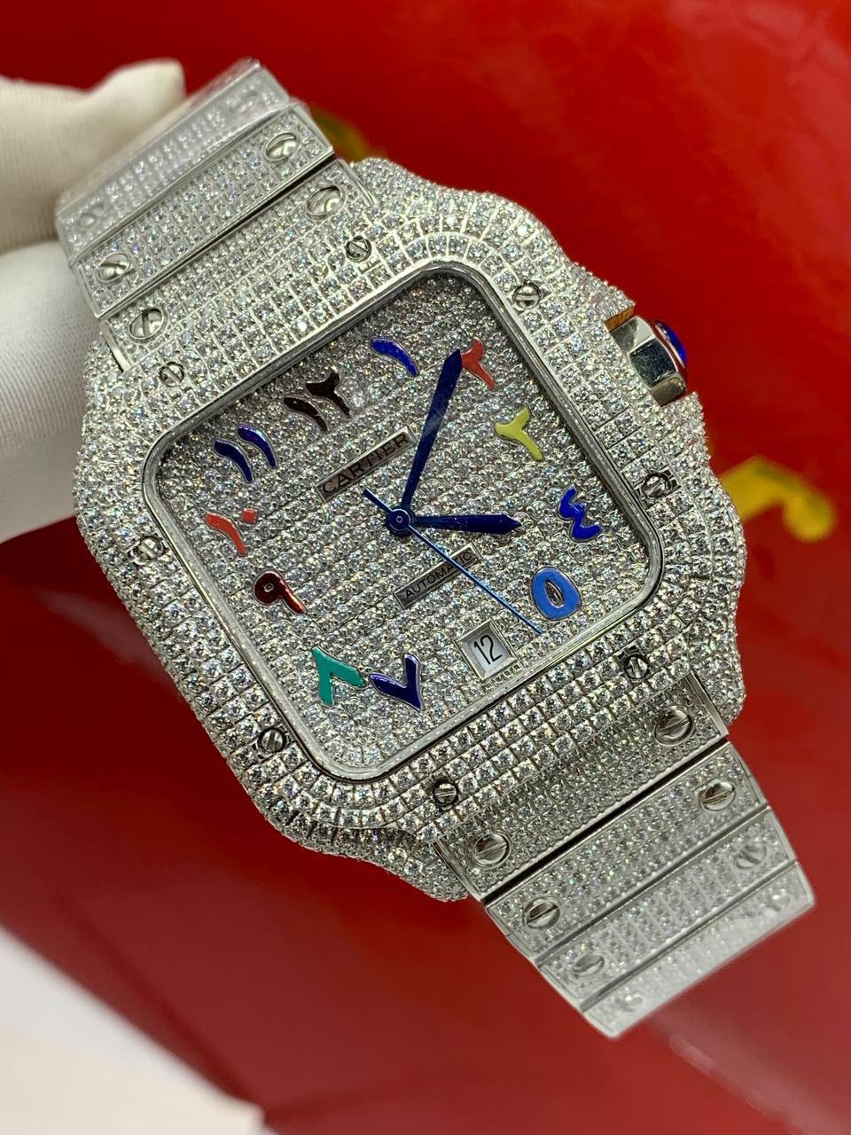 Zirconia Ice High Quality Luxury Cartier Zirconia Ice Watch - Image 1